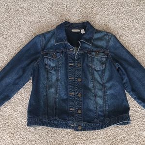 Chico's Ladies Women Jean Denim Jacket size 3